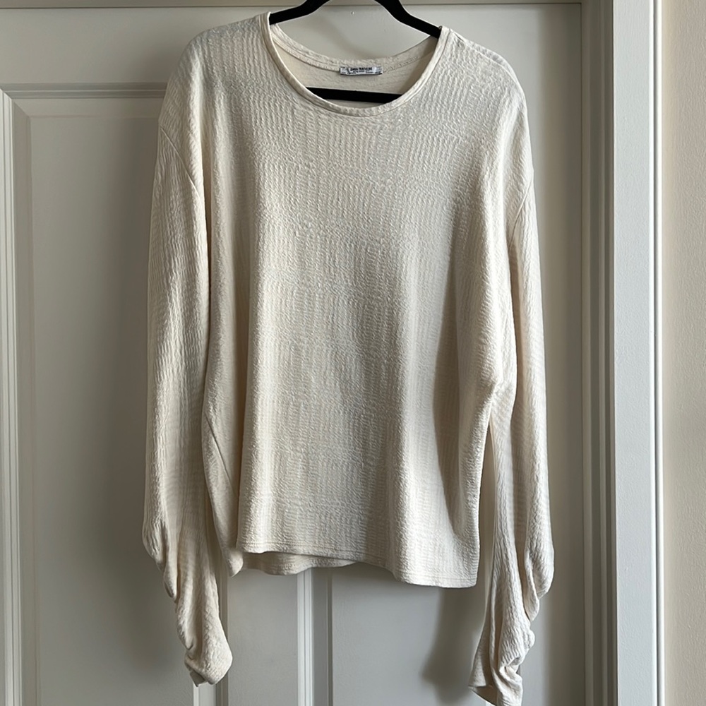 Zara Textured Knit Top